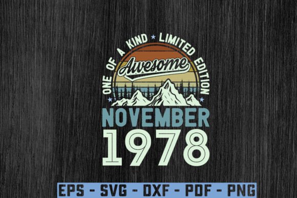 Download Awesome Since November 1979 Birthday Svg - 1979 Collection