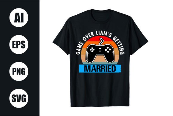 Download Bachelor Party Retro Wavy T Shirt Design - Shirt design Collection