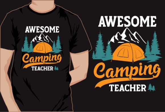 Download Camping Vector Creative T Shirt Design - Shirt design Collection