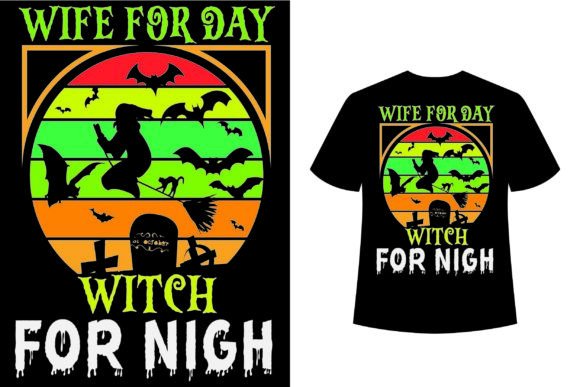 Download Wife for Day Halloween New Tshirt Design - Shirt design Collection