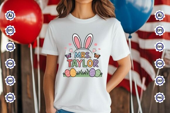 Download Mrs. Taylor SVG T-Shirt Design - Shirt design Collection