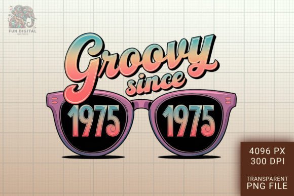 Download Groovy Since 1975 Sunglasses PNG - 1975 Collection