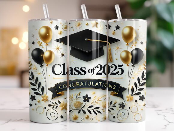 Download Class of 2025 Graduation Tumbler Wrap - Graduation Collection