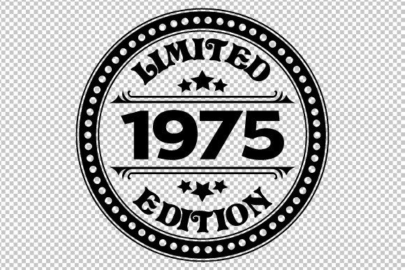 Download Limited Edition 1975 SVG EPS PNG - 1975 Collection