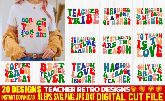 Download Teacher Retro Designs - Retro designs Collection