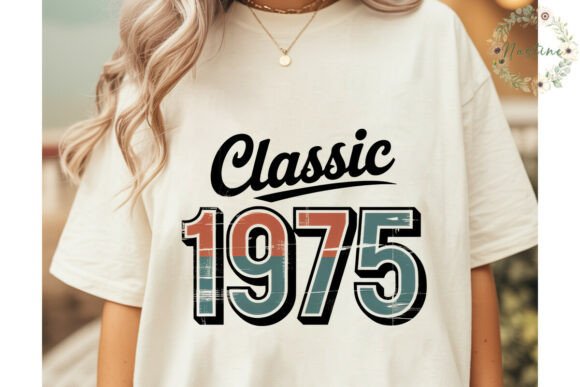Download Classic 1975 Birthday Sublimation Design - 1975 Collection