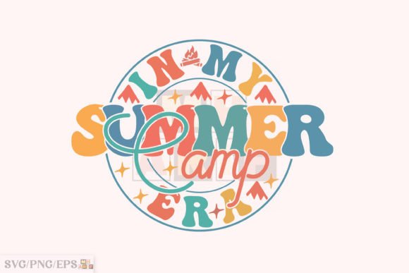 Download In My Summer Camp Era SVG T-shirt Design - Shirt design Collection
