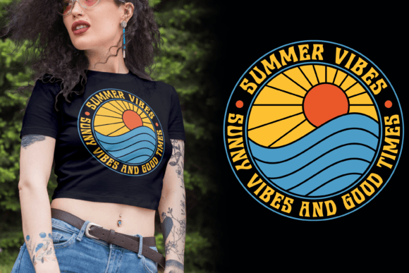 Download Retro Vintage Summer T-shirt Design - Shirt design Collection