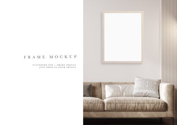 Download Frame Mockup #1926, Portrait Frame - 1926 Collection
