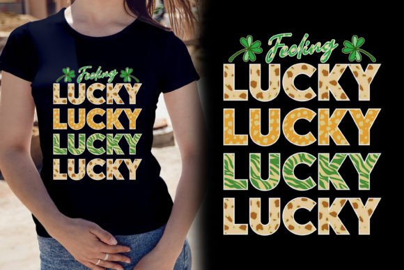 Download Feeling Lucky St.patrick’s Tshirt Design - Shirt design Collection
